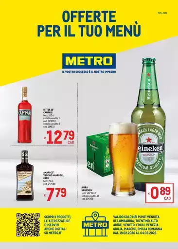 Offerte per il tuo menù - AREA 1