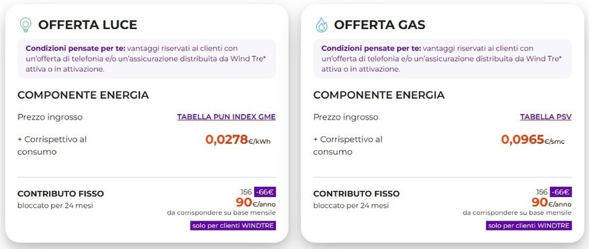 Offerta luce & gas Offerta luce & gas