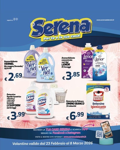 Valido dal 23 febbraio al 8 marzo Valido dal 23 febbraio al 8 marzo