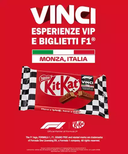 Vinci esperienze VIP e biglietti F1®