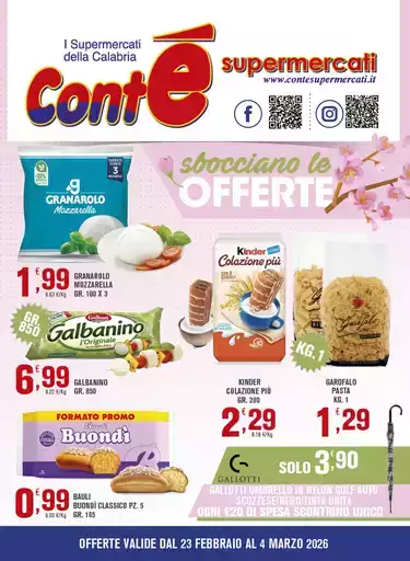 Sbocciano le offerte Sbocciano le offerte
