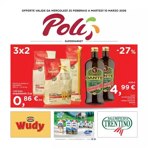 OFFERTE VALIDE DA MERCOLEDÌ 25 FEBBRAIO A MARTEDÌ 10 MARZO 2026