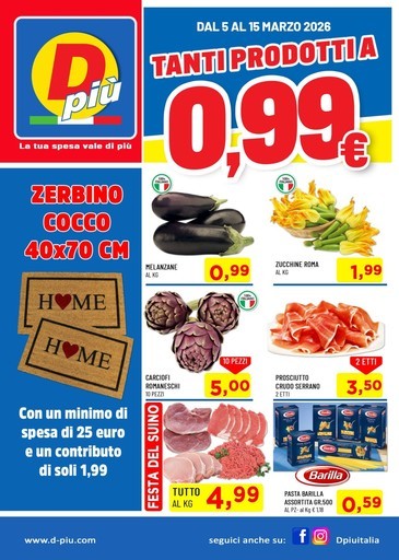 Tanti prodotti a 0,99 Tanti prodotti a 0,99