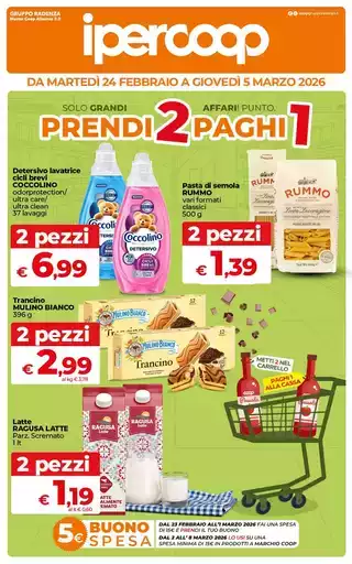 Prendi 2 paghi 1 Prendi 2 paghi 1