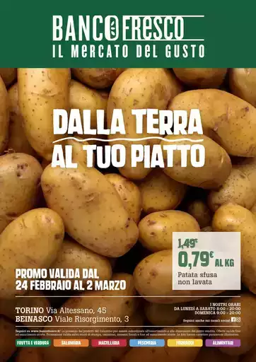 Dalla terra al tuo piatto