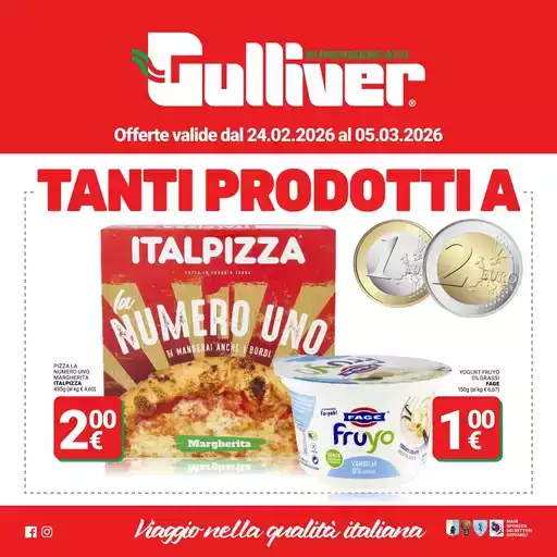 Tanti prodotti a 1€ , 2€
