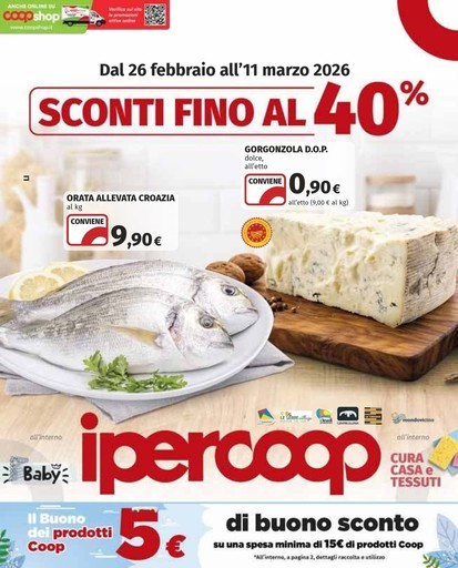 Sconti fino al 40%