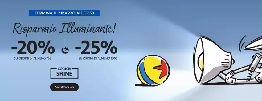 Risparmio illuminate!