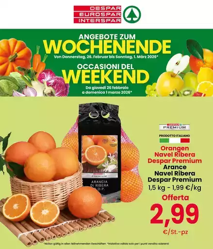 Occasioni del weekend