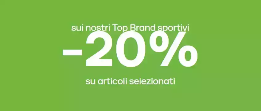 -20% su articoli selezionati