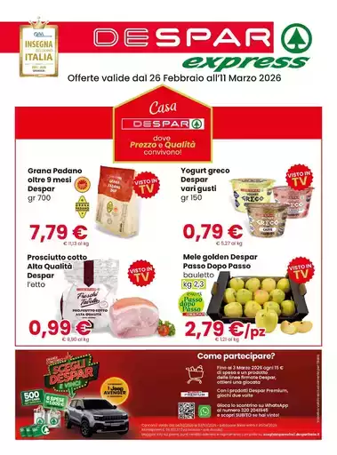 Offerte valide dal 26 febbraio all'11 marzo 2026