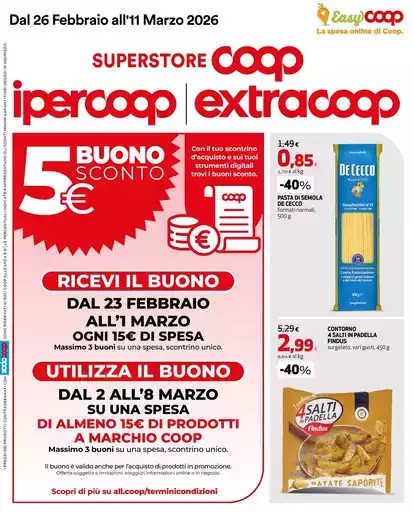 Dal 26 febbraio all'11 marzo