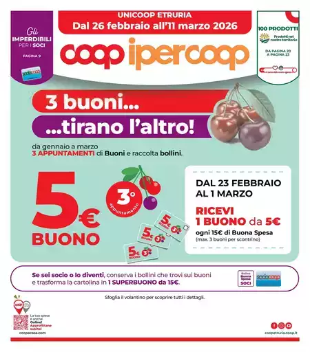 Dal 26 febbraio all’11 marzo 2026