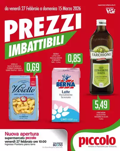 Prezzi imbattibili