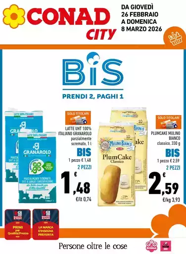 BIS, PRENDI 2 PAGHI 1 BIS, PRENDI 2 PAGHI 1