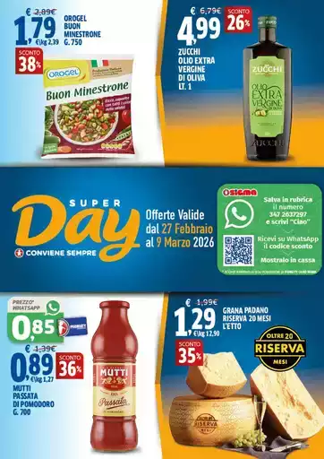 Offerte valide dal 27 febbraio al 9 marzo 2026