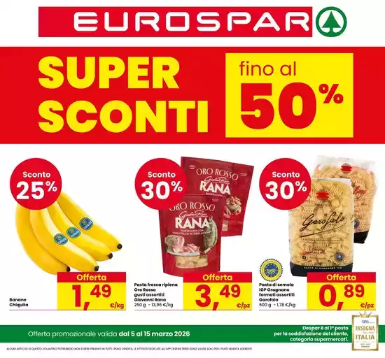 Sconti fino al 50%