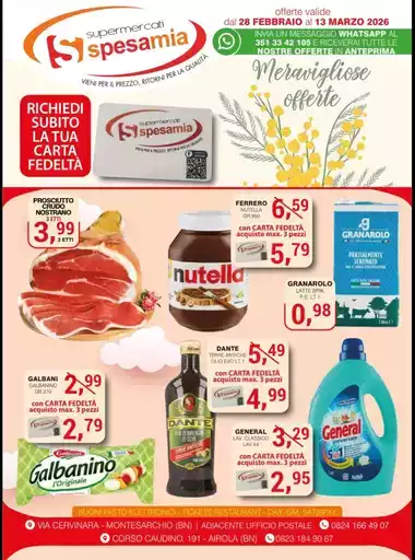 Meravigliose offerte