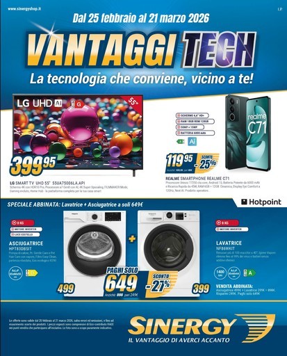 Vantaggi tech