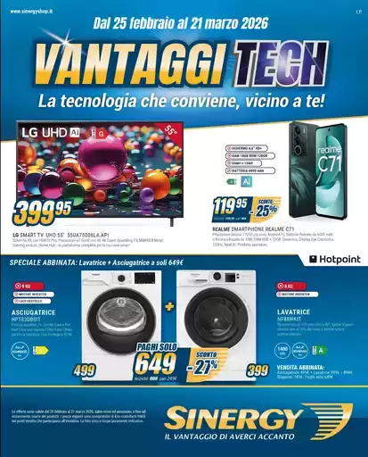 Vantaggi tech