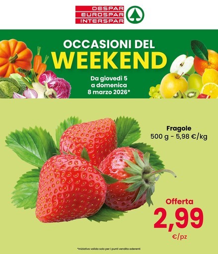 Occasioni del weekend Occasioni del weekend