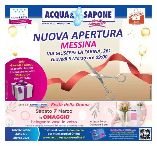 Offerte valide dal 5 a 7 marzo 2026