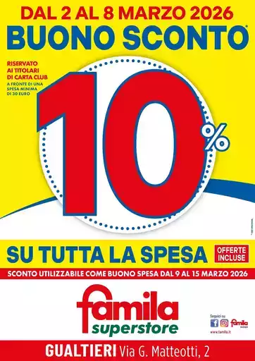 BUONO SCONTO 10%