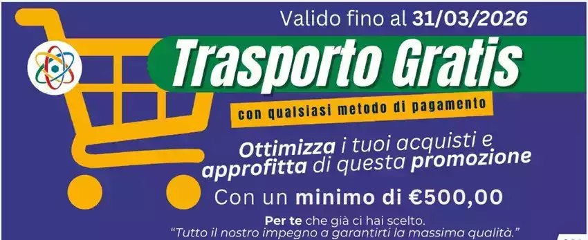 Trasporto gratis