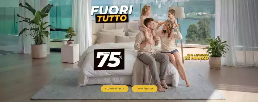 Fino al 75% Fino al 75%