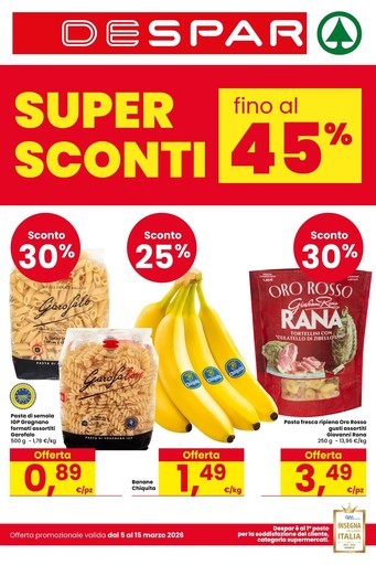 Sconti fino al 50%