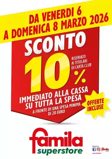 SCONTO 10% SCONTO 10%