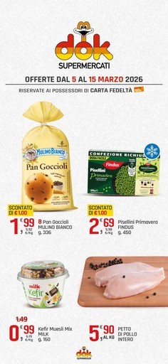 Offerte dal 5 al 15 marzo 2026