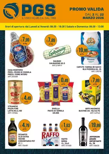 DAL 2 AL 22 MARZO 2026