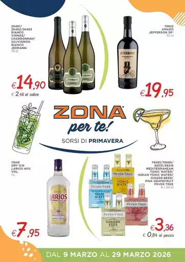 Zona per te! Sorsi di primavera Zona per te! Sorsi di primavera