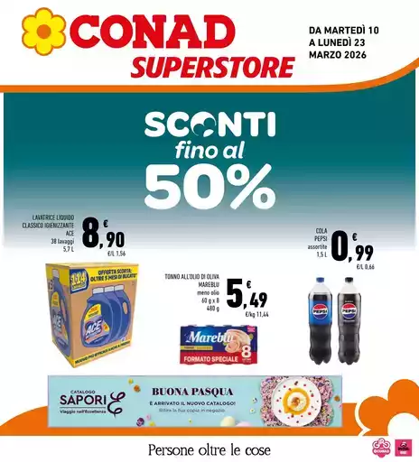 Sconti fino al 50%