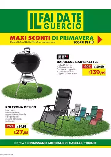 Maxi sconti di primavera