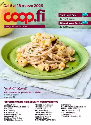 Dal 5 al 18 marzo 2026