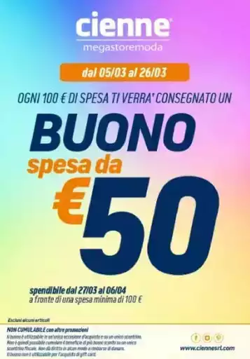 Buono spesa da 50 euro