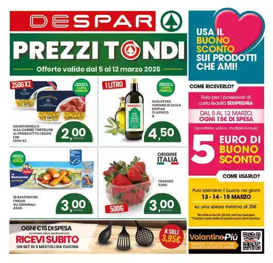 Prezzi tondi Prezzi tondi