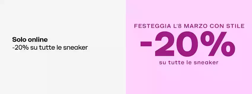 -20% su tutte le sneaker