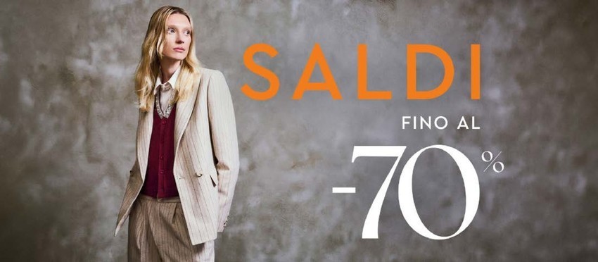 Saldi fino al -70%