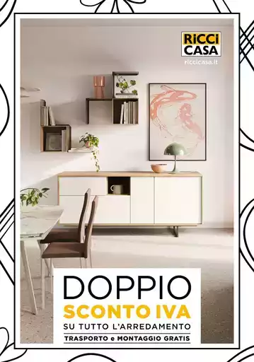 Doppio sconto IVA su tutto l'arredamento