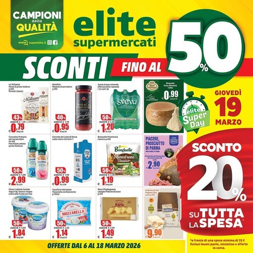 Sconti fino al 50% Sconti fino al 50%