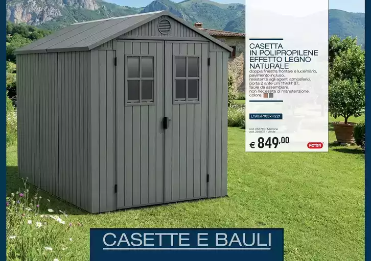 Casette e bauli