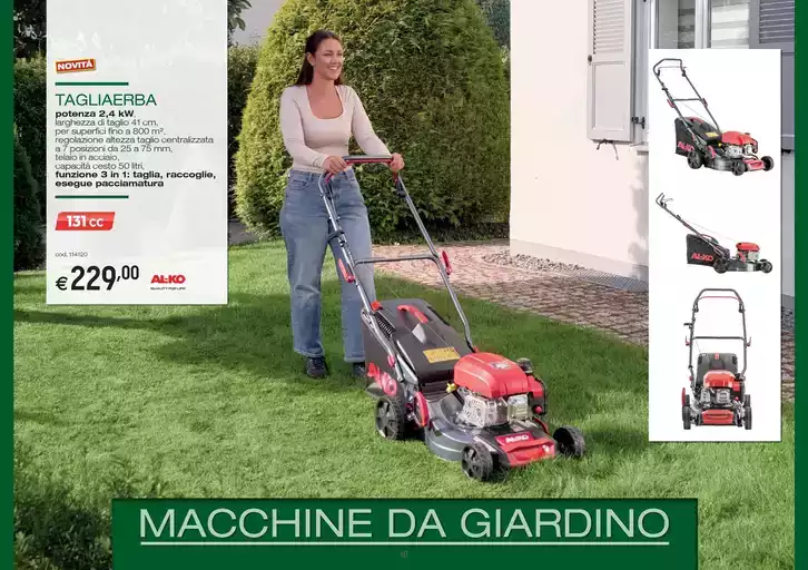 Macchine da giardino