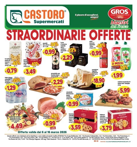 Straordinarie offerte Straordinarie offerte