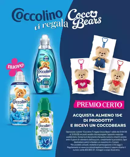 Coccolino ti regala CoccoBears