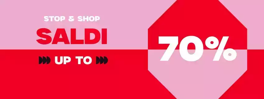 Saldi up to 70%