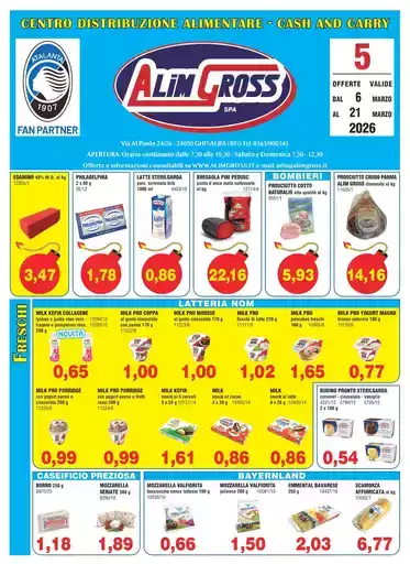 OFFERTE VALIDE DAL 06 MARZO AL 21 MARZO 2026