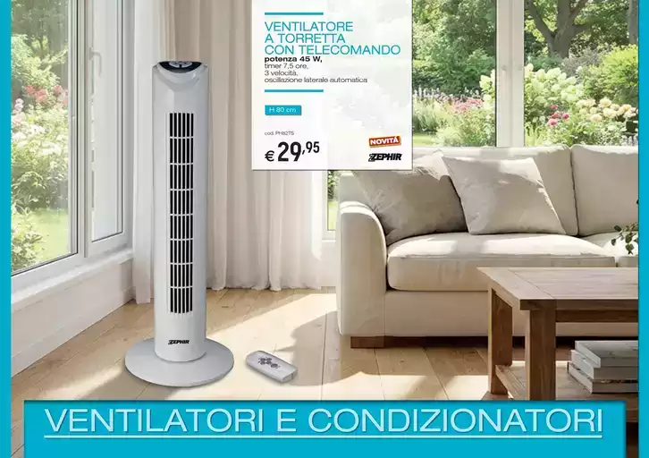 Ventilatori e condizionatori